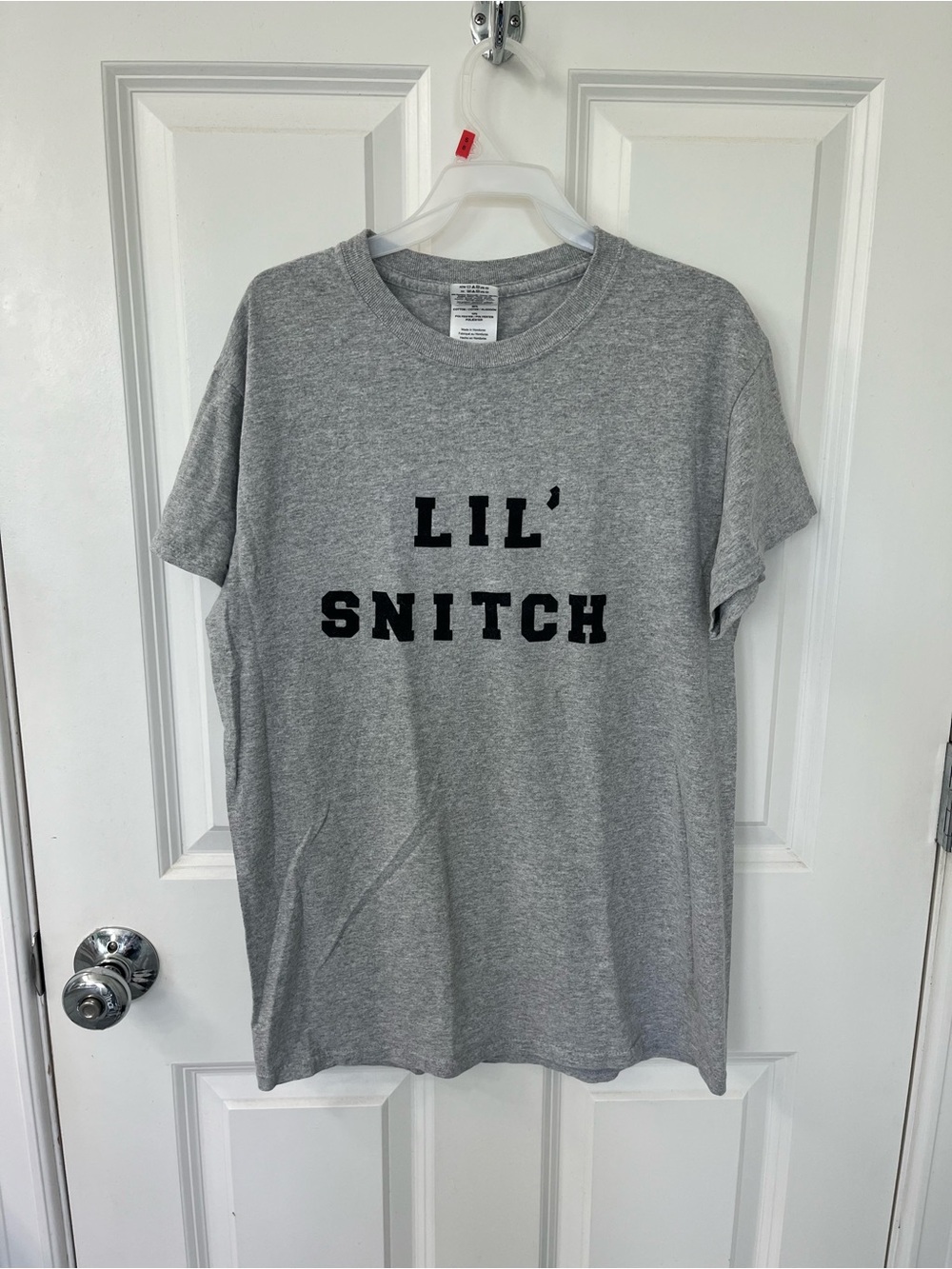 Lil’ Snitch Harry Potter custom t shirt small gray